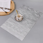tapis table rectangle moderne motif zigzag couleurs jaune rouge gris bleu blanc semi transparent