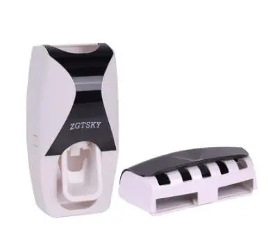distributeur dentifrice porte brosse dents anti poussière support rangement mural accessoire salle bain moderne
