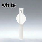 lampe murale détecteur mouvement rechargeable usb led moderne blanc noir bois