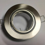 Anneau fixation LED noir argent chrome doré moderne