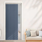 rideau plissé blanc bleu gris moderne polyester isolation thermique pliante accrochage facile chambre salon