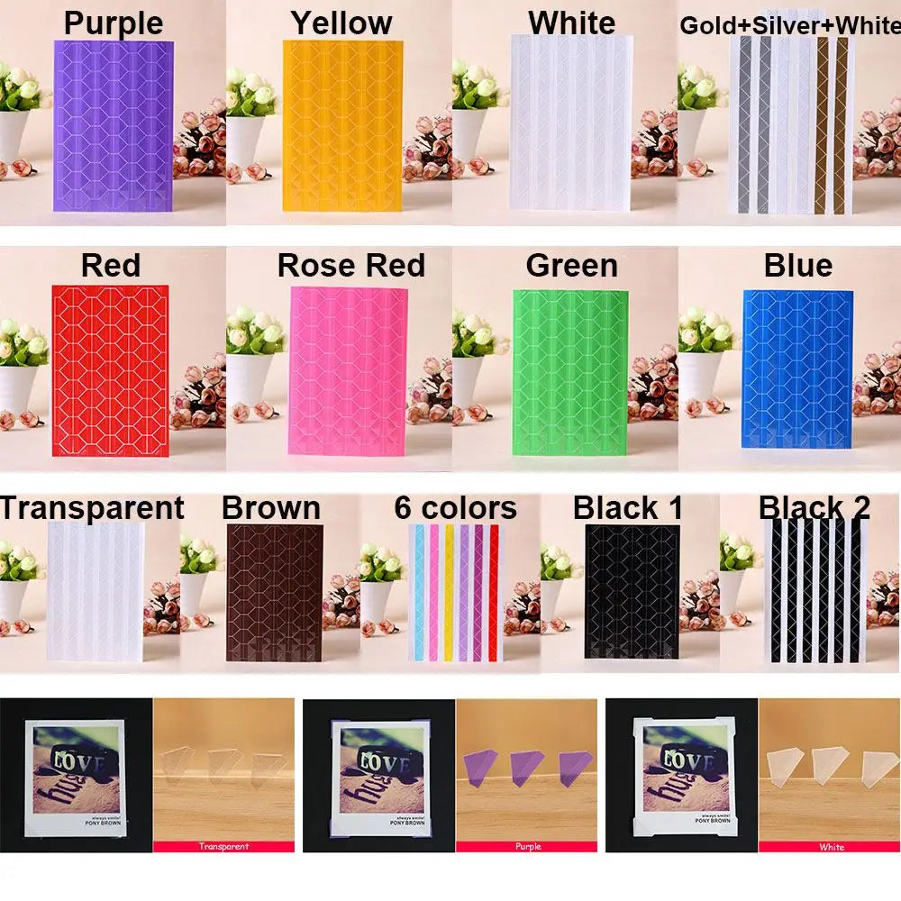 étiquettes autocollantes violet jaune blanc doré argent rouge rose vert bleu noir moderne minimaliste