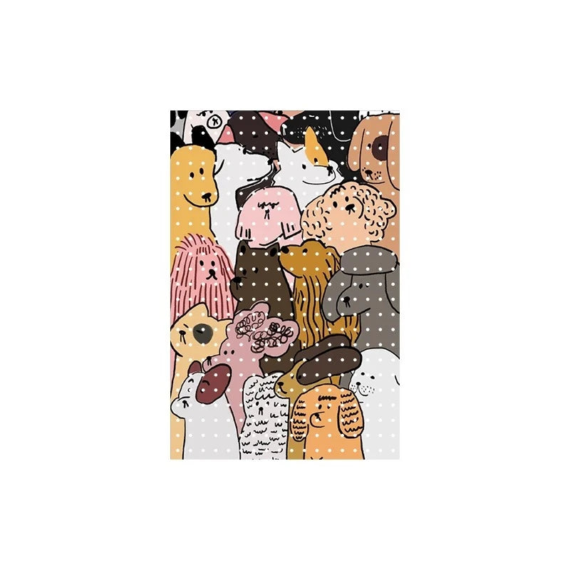 tableau mural moderne salon stockage mural réutilisable respectueux environnement đa dạng màu sắc