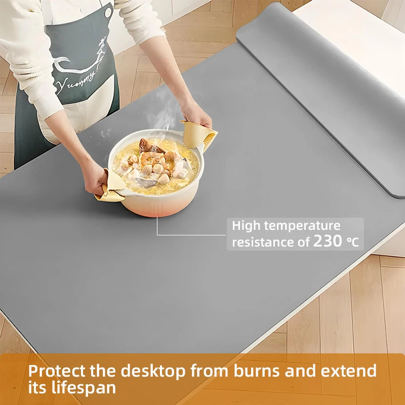 Tapis de table silicone Ombre Interieur avec vaisselle