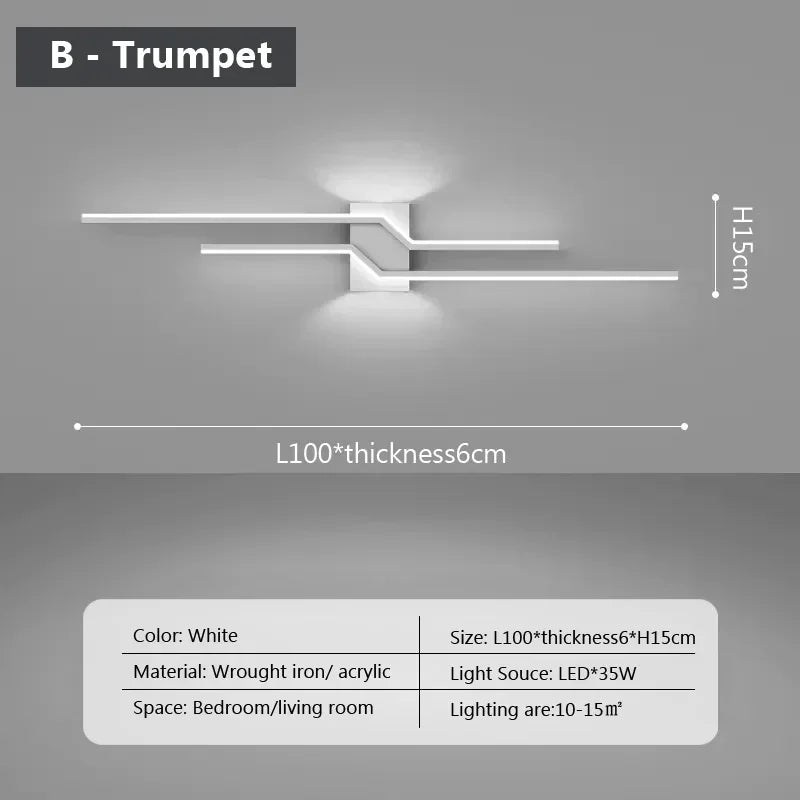 lampe murale led moderne noire dorée blanche réglable intensité minimaliste