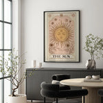 affiche astronomique vintage posters illustratives noir beige doré solaire stellaire opaques