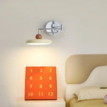 lampe murale bras articulé abatjour rond noir bois clair chrome vert moderne minimaliste