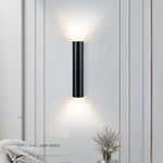 Detail de l'applique murale LED en aluminium