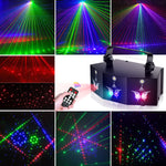 projecteur laser multicolore effet lumière scène dj disco mariage festivitésRGBO