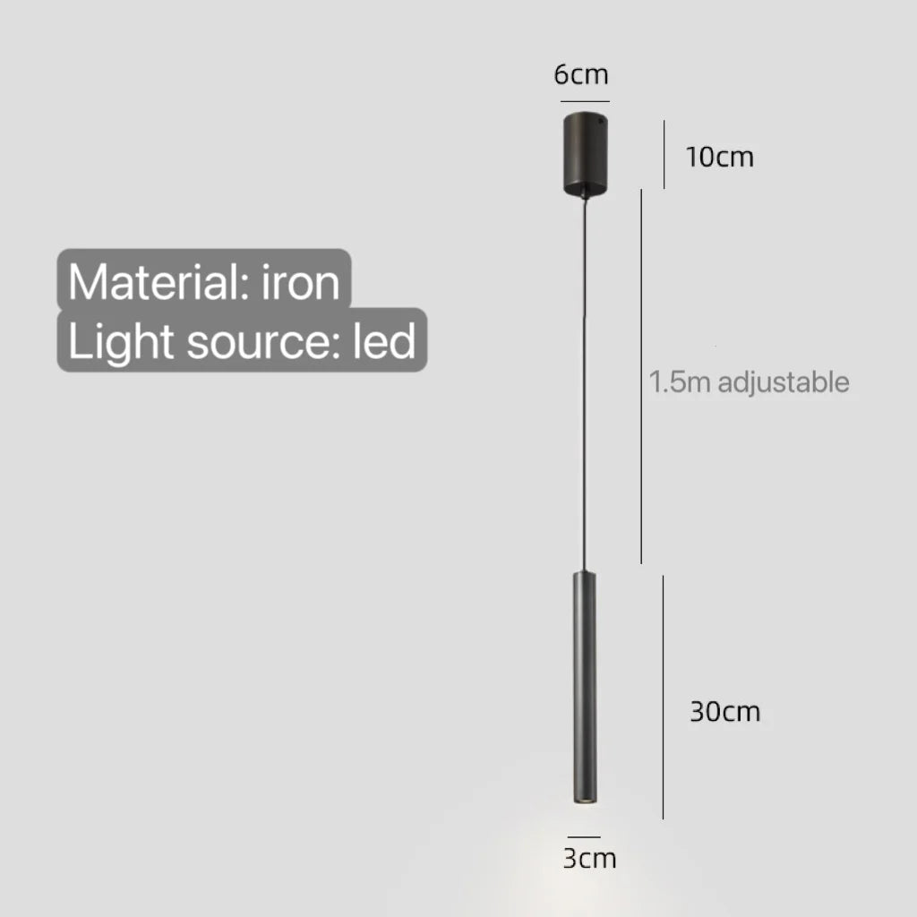 lampe suspendue moderne minimaliste métal rond éclairage salon chambre cuisine intérieur luxe