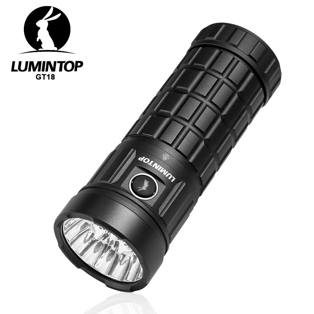 lampe torche led rechargeable usb moderne robuste noire texture gomme tactile auto défense