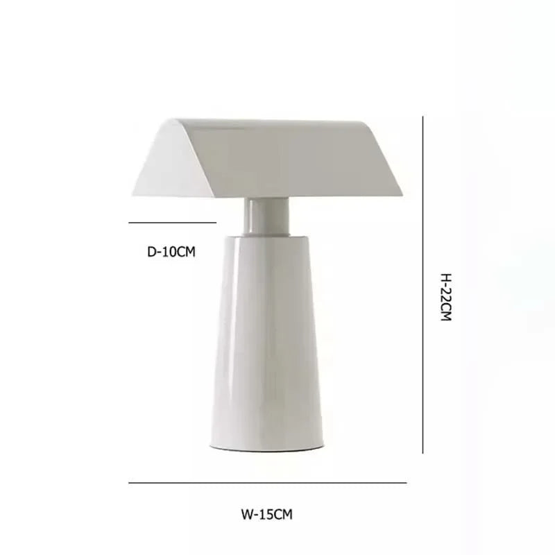 lampe table rechargeable sans fil certification ccc flux lumineux moderne rouge abs