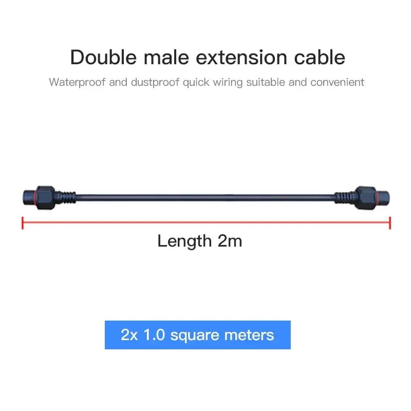 support led e27 extérieur étanche or noir blanc moderne clips câbles connecteurs