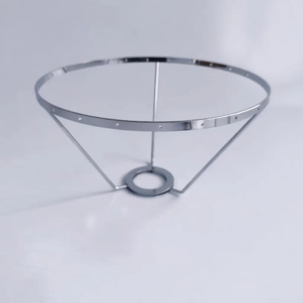cadre lampe or rose argenté moderne minimaliste eyelets structure sectionnée
