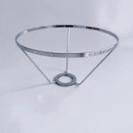 cadre lampe or rose argenté moderne minimaliste eyelets structure sectionnée
