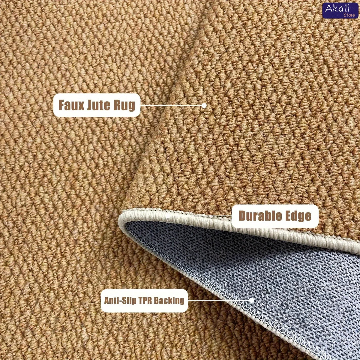 tapis moderne beige clair antidérapant adhésif durable résistant décoloration usage intérieur extérieur
