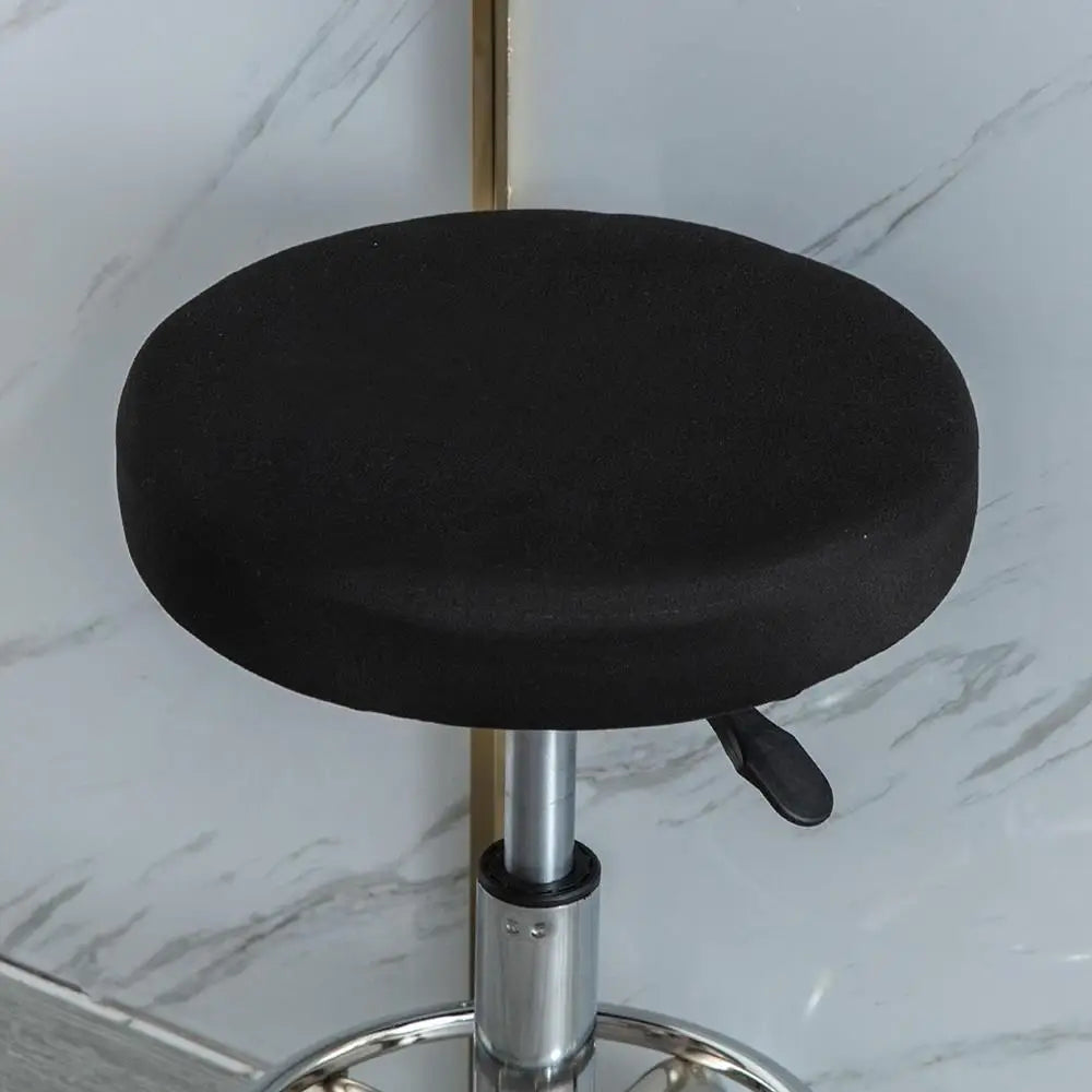housse tabouret bar velours rayures modernes bleu orange vert gris blanc