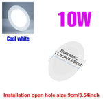 Downlight led blanc moderne encastrable 220v 5w 10w 15w 20w 25w cold white