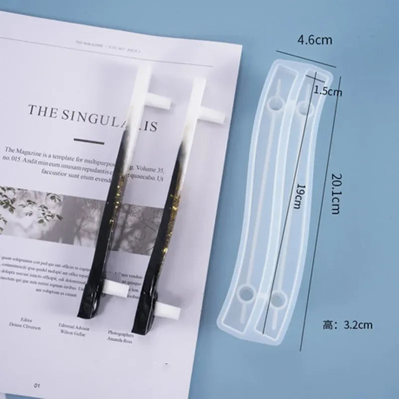 clips cheveux silicone transparent noir vert rose bleu surface lisse moderne minimaliste