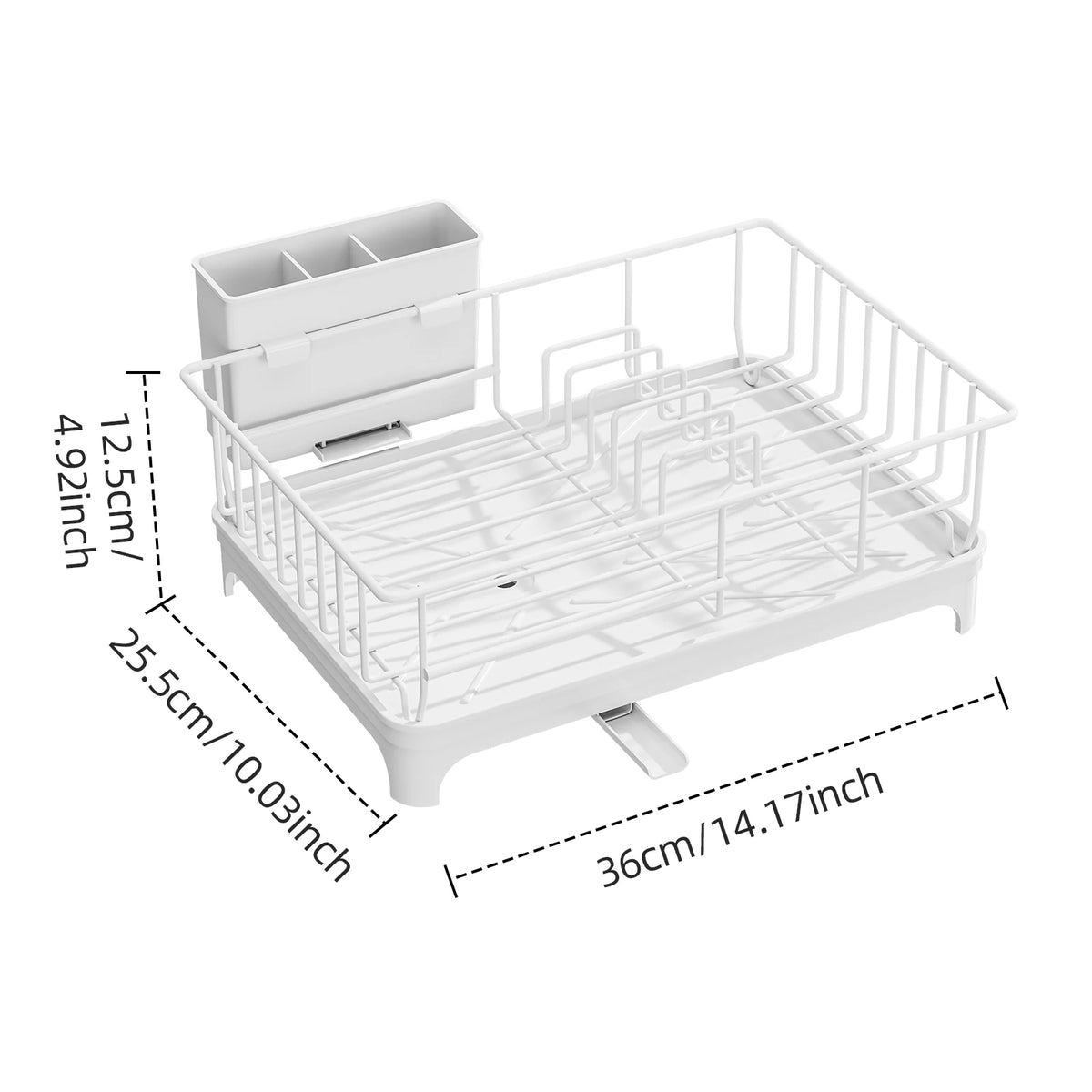 égouttoir vaisselle acier inoxydable éponge porte serviettes bac récupération moderne grisclair rondes dorées pieds