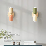 lampe murale moderne minimaliste noir vert olive rouille rose chambre cuisine salle manger