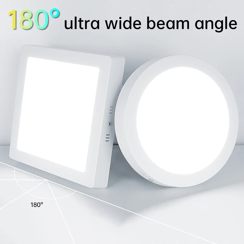 plafonnier led moderne blanc rond carré adaptateur 110240v ccc rohs ul