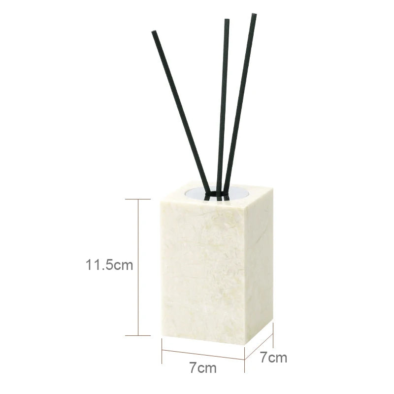 ensemble salle bain marbre blanc doré plateau distributeur savon accessoires