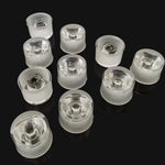 lentille led transparente moderne adhésive 1w 3w 5w 10pièces différentesangles hautepuissance