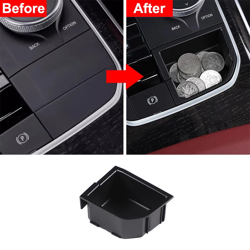 boîte rangement console centrale bmw series x3 x5 sans couvercle moderne