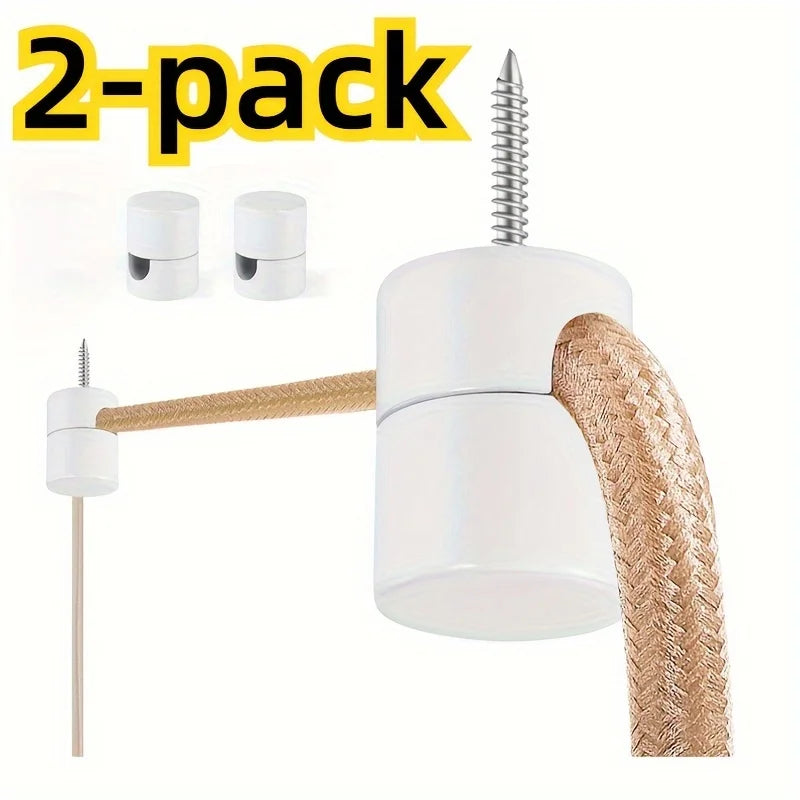 supports câble moderne blanc doré rond lisse facile ventilation lustre