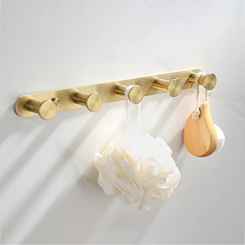 accessoires salle bain doré porte savon porte savonnette porte serviettes moderne minimaliste