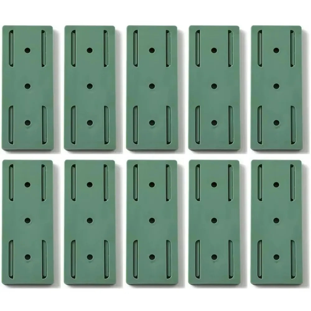 support rallonge électrique adhésif blanc bleu rose vert moderne double