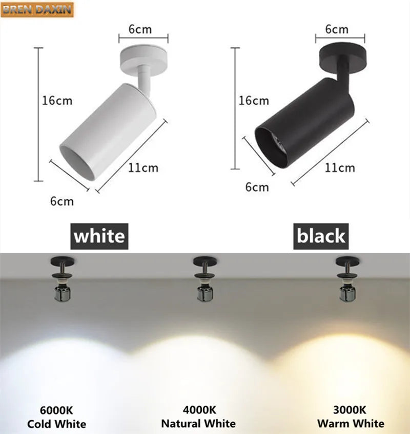 Spot LED mural rétro en couleur or antique