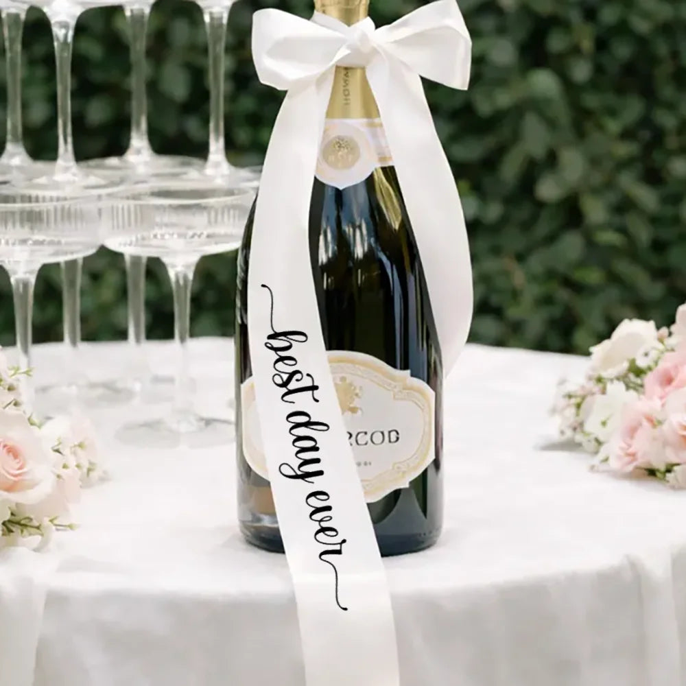 rubans satinés mariage just married elle dit oui love welcome mrs mrs forever