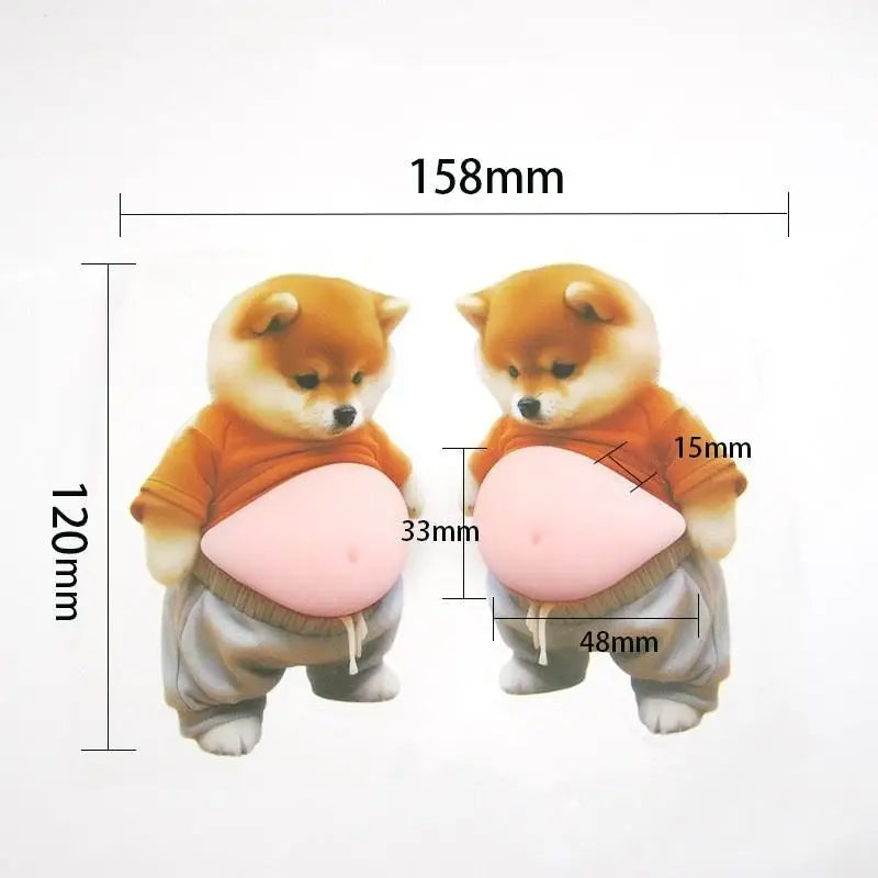 aimants réfrigérateur dessin animé chien chat orange gris rose mignon cartoon