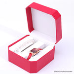 boîtes bijoux simili cuir noir rouge vert classiques rangement montres bracelets boucles d'oreilles