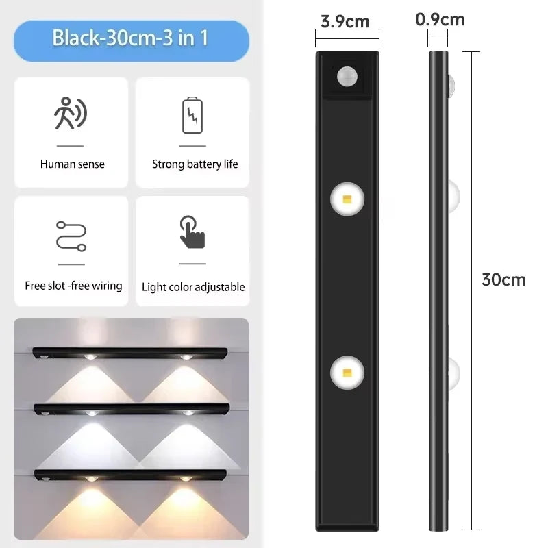 lampe nuit led rechargeable blanc moderne 20cm 30cm 40cm 50cm