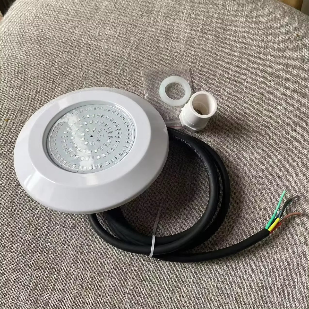 lampe sousmarine led spot piscine ip68 bluetooth télécommande blanc moderne