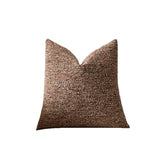 housse coussin carrée décorative texture tissée moderne canapé salon chambre couleur unie
