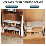 étagère chaussures extensible blanche perforée moderne pieds robustes rangement fer métal adjustable chambre