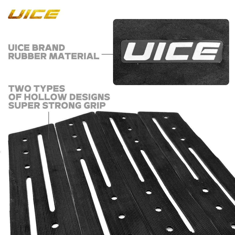 tapis surf noir rayures verticales adhésif anti dérapant traction pad surfboard longboard avant arrière