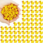 décoration extérieure canards jaunes chapeau cowboy résine animaux décor jardin féerique