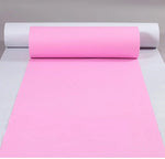 tapis sol rose clair moderne sans fixation longueur variable événementiel uni sans broderie