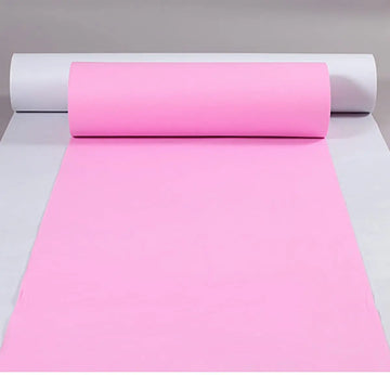 tapis sol rose clair moderne sans fixation longueur variable événementiel uni sans broderie