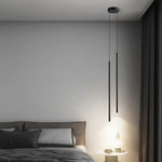 lampe suspendue minimaliste noir doré salon chambre lumière moderne