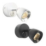 Spot mural moderne LED 12V blanc noir interrupteur rotatif 3000K 4000K 6000K