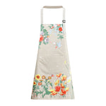 tablier moderne fleurs colorées beige noir poche élastique résistant nettoyage utilitaire multifonctionnel