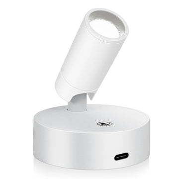 applique murale led rechargeable usb noir blanc moderne réglable intensité variable chambre étude