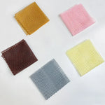 filet pêche maille polyester 30x30cm or gris jaune marron respectueux environnement non stick