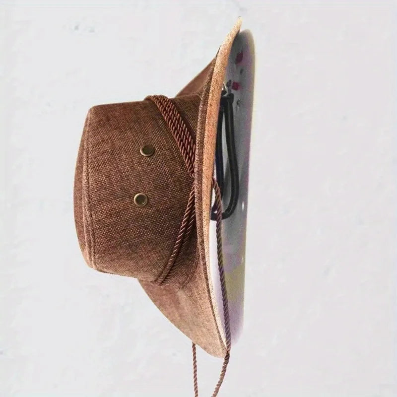 support mural crochet bois noir organisation chapeau skate epée utilitaire multiple fixations vis chevilles